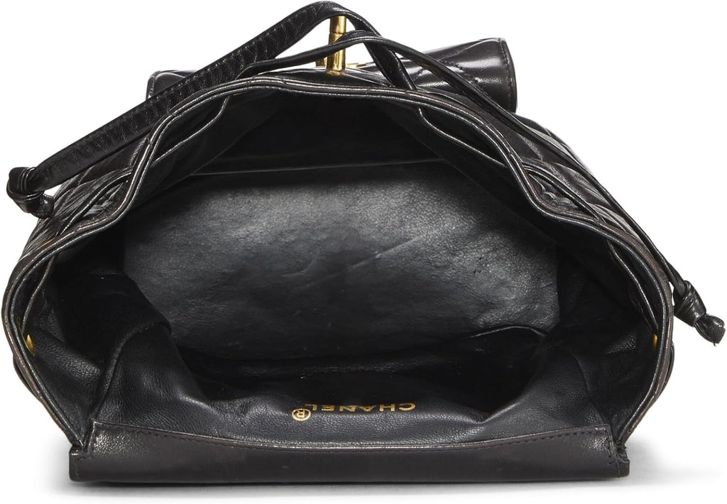 Chanel, Quilted Lambskin Classic Backpack Medium, Black : Clothing, Shoes & Jewelry