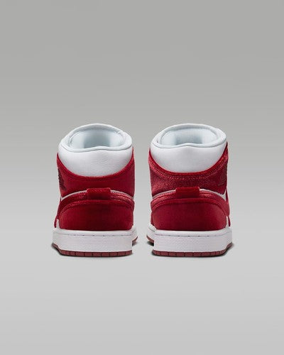 Nike WMNS Air Jordan 1 Mid SE "White/Black/Team Red" FZ3334-100 [US 5-9]