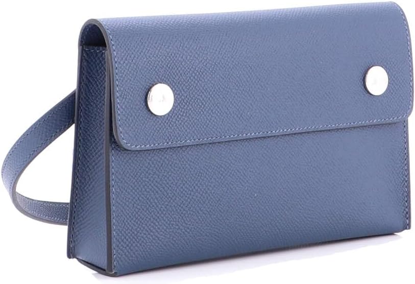 Hermès, Hermesnap Wallet Bag Epsom,Bleu Tie