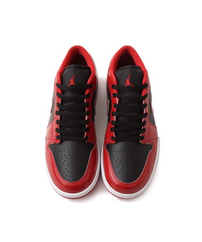 Nike Air Jordan 1 Low SE Patent Varsity Red Black HV4089-006 Men's Size
