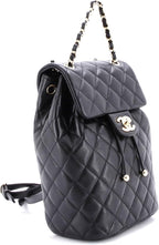 Chanel, Urban Spirit NM Backpack Quilted Caviar Mini, Black