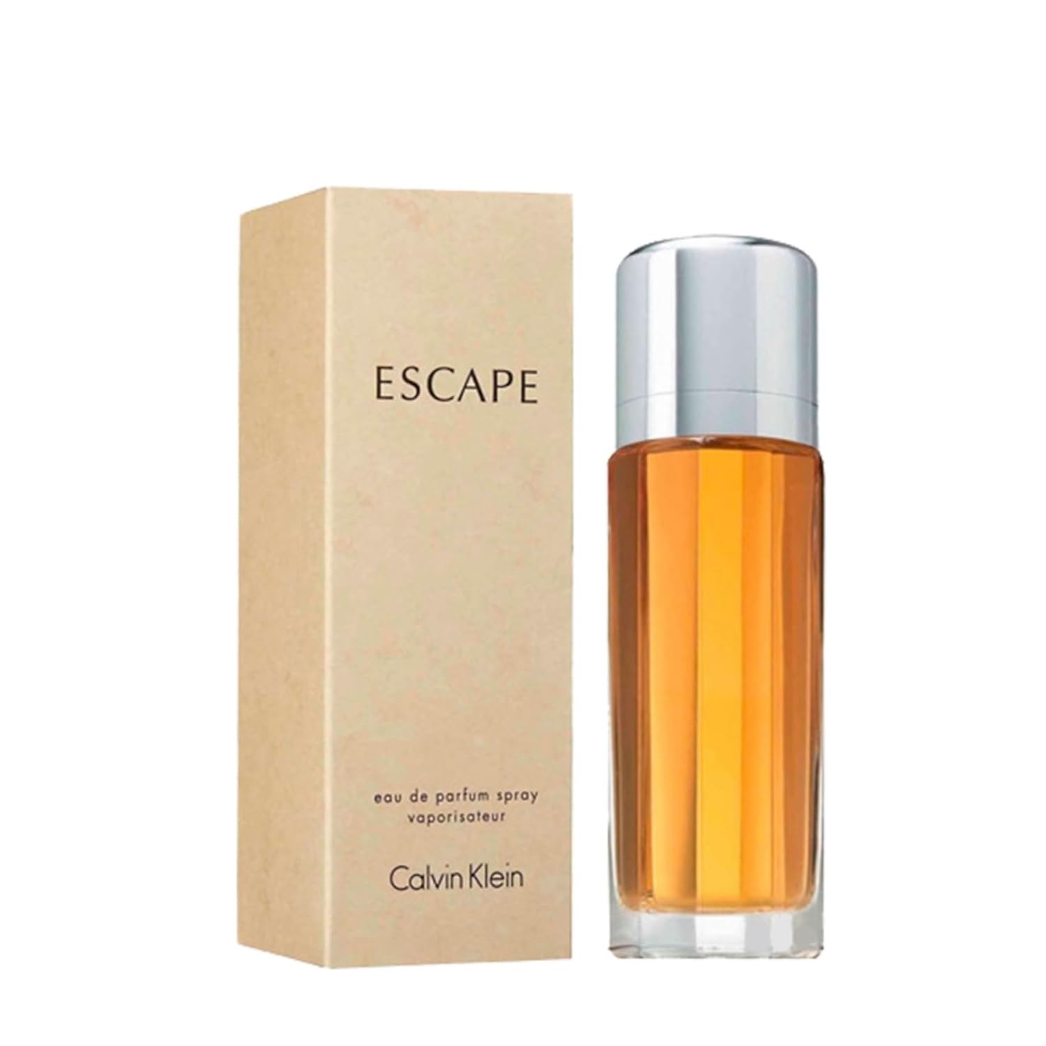Calvin Klein Escape Eau de Parfum – Floral Women's Perfume – With Notes of Apricot, Jasmine, Amber, Sandalwood, Vanilla & Musk – Long Lasting Fragrance