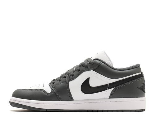 Nike Air Jordan 1 Low Iron Grey 553558-152 Men's Size