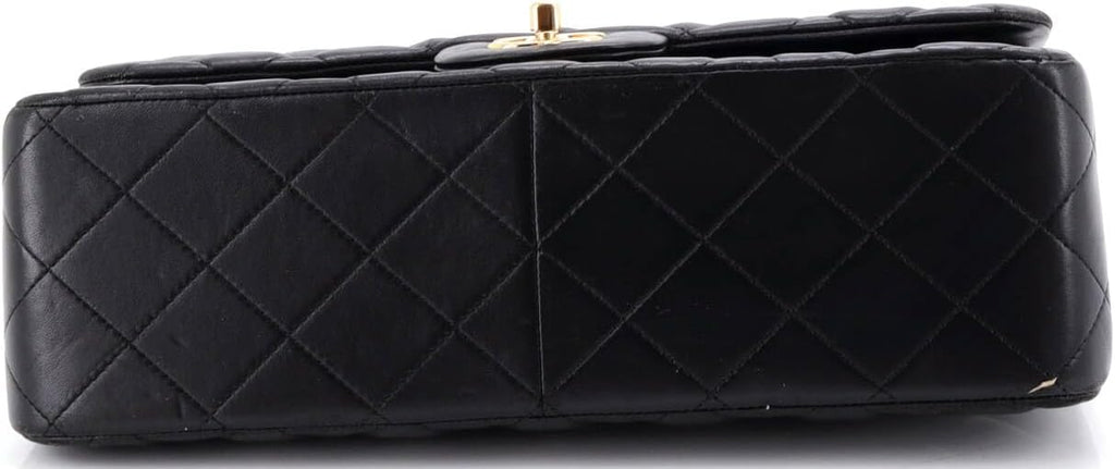 Chanel, Classic Double Flap Bag Quilted Lambskin Jumbo, Black