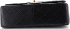 Chanel, Classic Double Flap Bag Quilted Lambskin Jumbo, Black