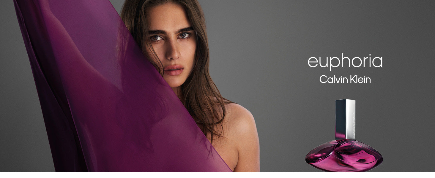 Calvin Klein Euphoria Eau de Parfum – Chypre Women's Perfume – With Notes of Pomegranate, Black Orchid, Lotus Blossom & Mahogany Wood – Long Lasting Fragrance