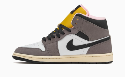 Nike Air Jordan 1 Mid SE White Cave Stone HQ2011-100 Men's Size