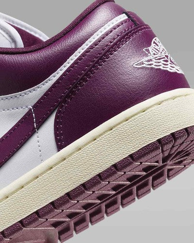 Nike WMNS Air Jordan 1 Low "White/Sail/Bordeaux" DC0774-161 Women's [US5-12]