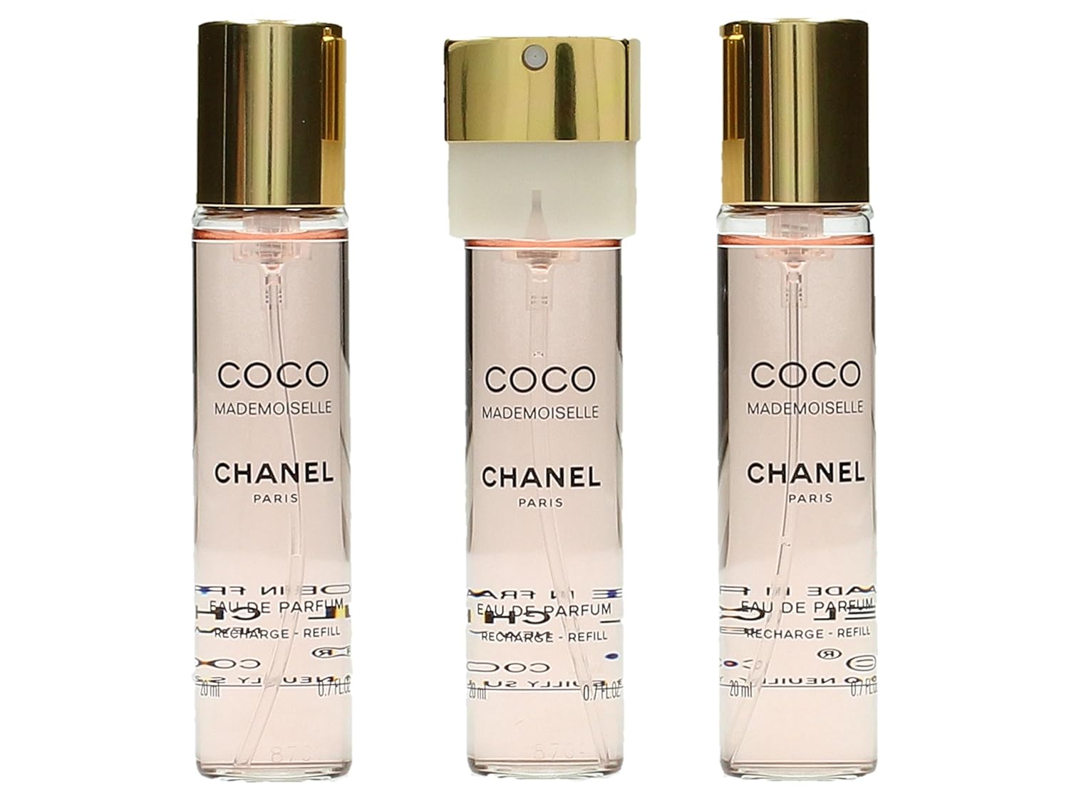 Chanel Chanel Coco Mademoiselle Twist & Spray Eau De Parfum Refill 3x20ml/0.7oz