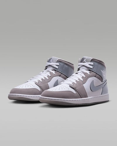 Nike Air Jordan 1 Mid SE "White/Medium Gray/Cool Gray" HF3216-100 [US 7-13]