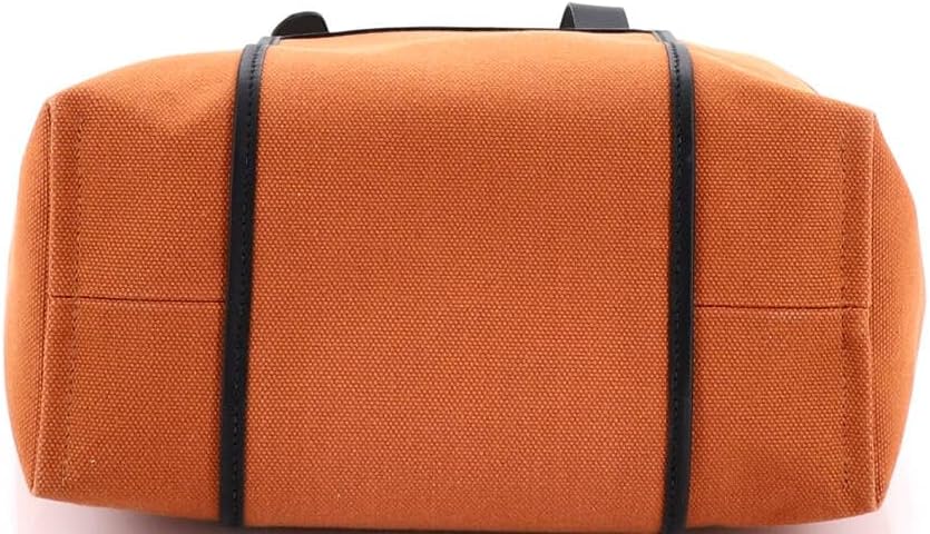 Hermès, Etriviere Pocket Tote Toile and Leather 27,Cuivre