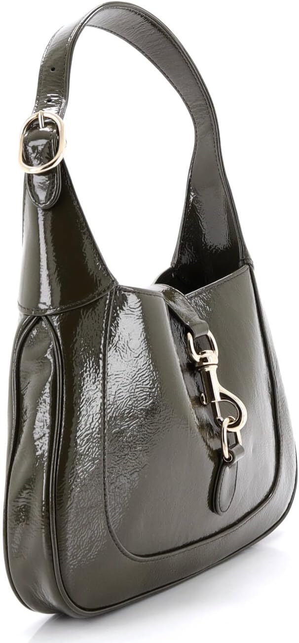 Gucci, Jackie 1961 Hobo Patent Small, Green : Clothing, Shoes & Jewelry