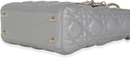Dior, Grey Cannage Quilted Lambskin Small My ABC Lady Dior, Gray