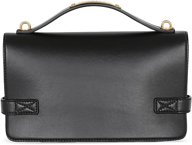 Balmain, B-Buzz 24 Leather Shoulder Bag, Noir
