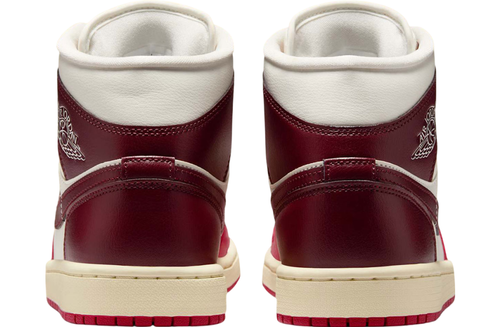 Nike Air Jordan 1 Mid Sail Mystic Hibiscus BQ6472-119 Women's Size