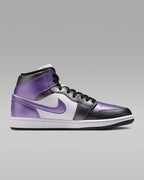 Nike WMNS Air Jordan 1 MID SE "White/Black/Grape Ice" HJ5911-105 Women's