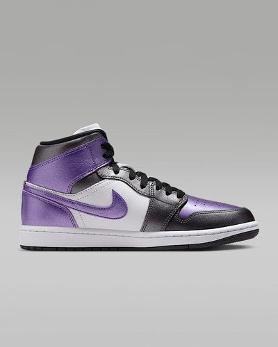 Nike WMNS Air Jordan 1 MID SE "White/Black/Grape Ice" HJ5911-105 Women's