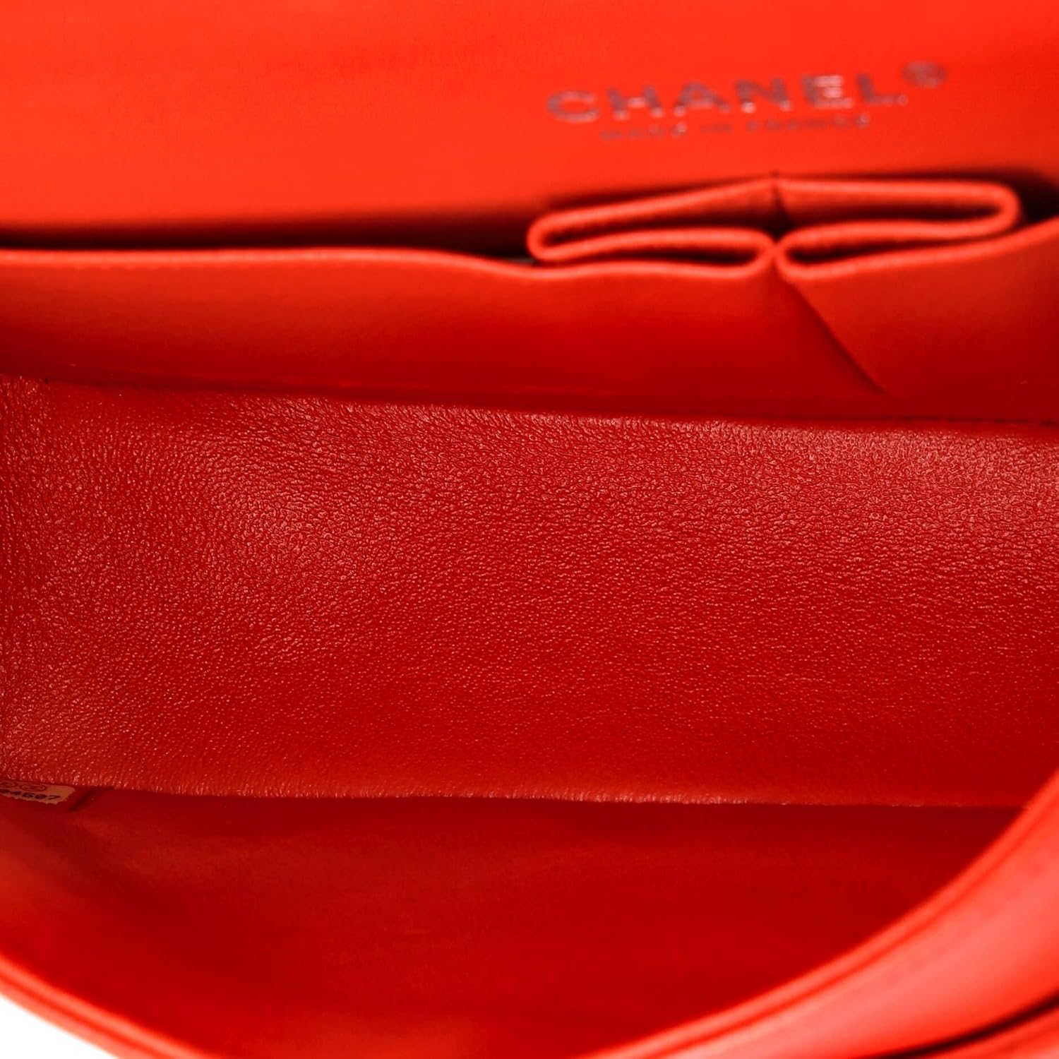 Chanel, Classic Double Flap Bag Quilted Lambskin Medium, Red