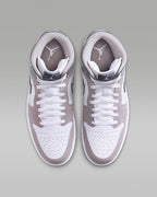 Nike Air Jordan 1 Mid SE "White/Medium Gray/Cool Gray" HF3216-100 [US 7-13]