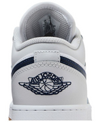 Nike Air Jordan 1 Low White Grey Midnight Navy 553560-146 GS & Women's Size