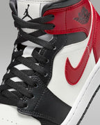 Nike WMNS Air Jordan 1 Mid "Black Toe" BQ6472-160 Womens Sneakers [US 5-12]