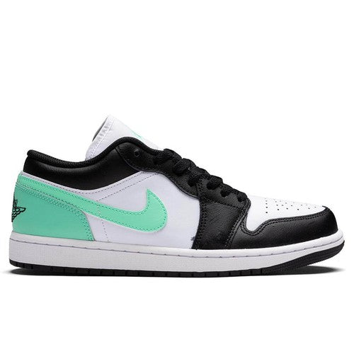 Nike Air Jordan 1 Low Green Glow 553558-131 Men's Size