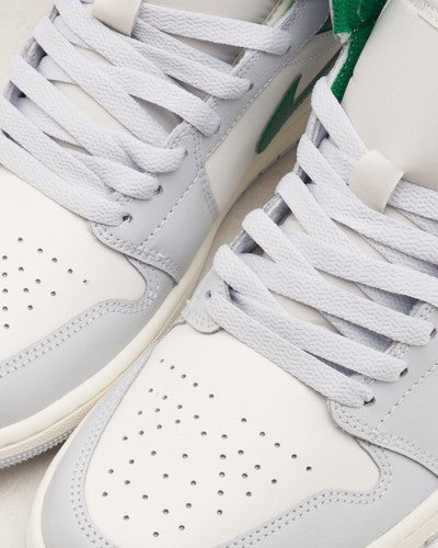 Nike Air Jordan 1 Mid White Pure Platinum Pine Green DQ8426-142 Men's Size