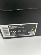 Nike Air Jordan 1 Low "White/Midnight Navy/Wolf Gray" 553558-141 [US 7-15]
