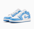 Nike Air Jordan 1 Low SE Legend Blue Patent FZ3929-114 GS & Women's Size