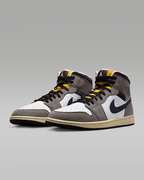 Nike Air Jordan 1 Mid "White/cave stone/dark sulfur" HQ2011-100 Men's Shoes