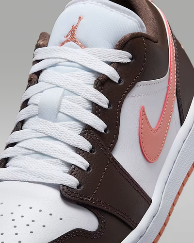 Nike WMNS Air Jordan 1 Low "White/Baroque Brown" DC0774-182 Women's Sneakers