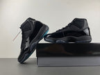 Jordan 11 Retro Black Blue Edition • Gloss Upper • Classic High Style
