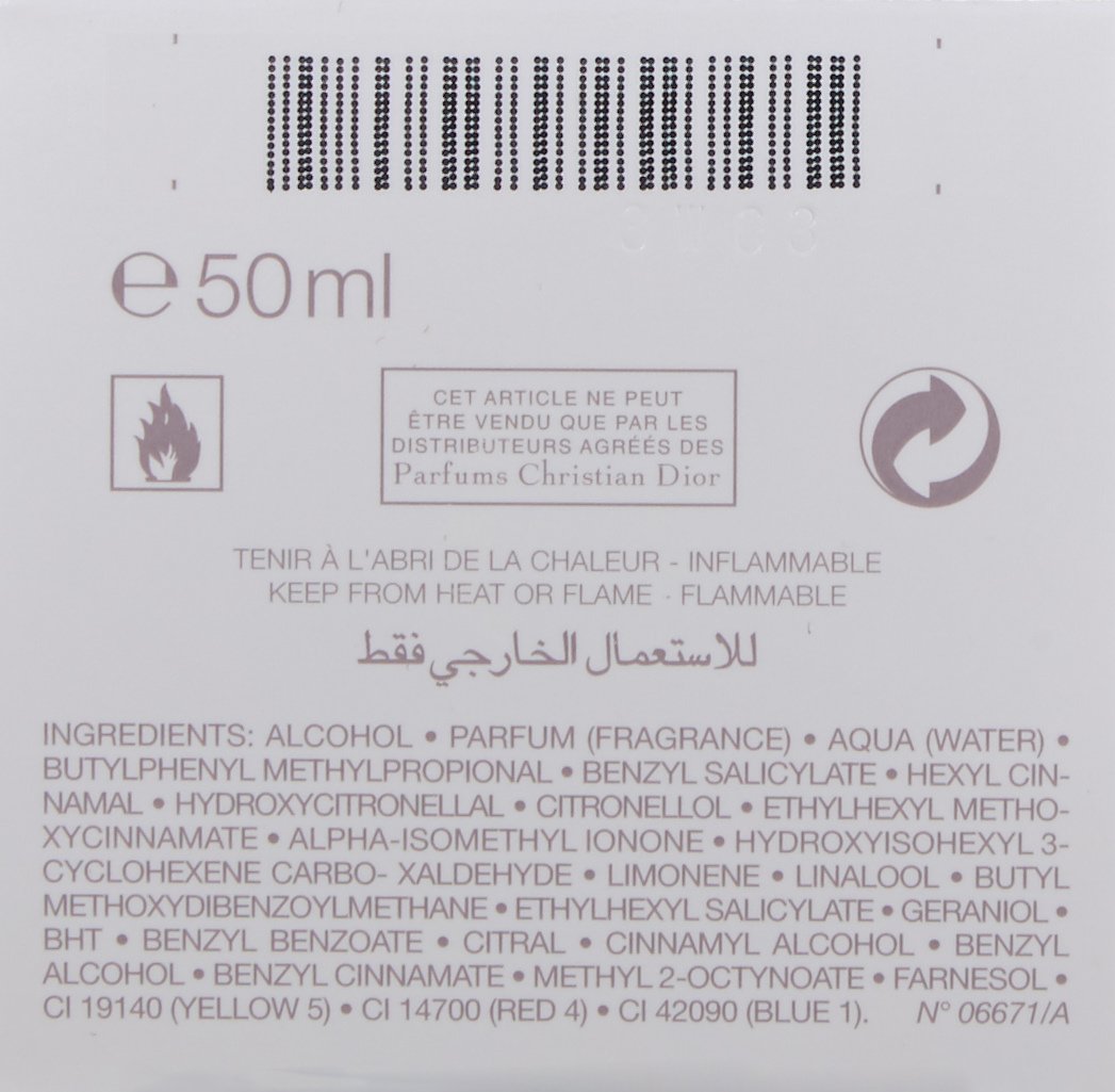 J'Adore By Christian Dior For Women. Eau De Parfum Spray, 1.7 Ounce/50ml