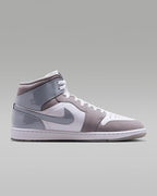 Nike Air Jordan 1 Mid SE "White/Medium Gray/Cool Gray" HF3216-100 [US 7-13]