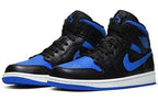 NIKE AIR JORDAN 1 MID "BLACK/BLUE" 554724-068 Men's Shoes Sneakers Brand