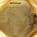 Chanel, 19 Flap Bag Quilted Leather Medium, Gold
