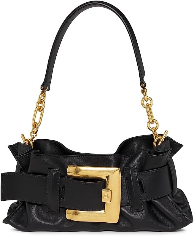 Balmain, Mini Anthem Leather Top Handle Bag, Noir