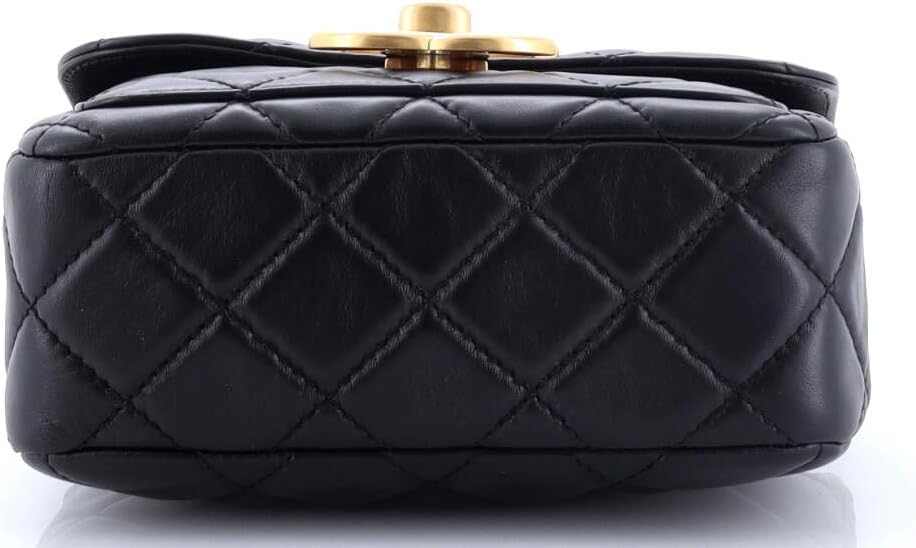 Chanel, Giant CC Chain Pocket Flap Bag Quilted Lambskin Small, Black
