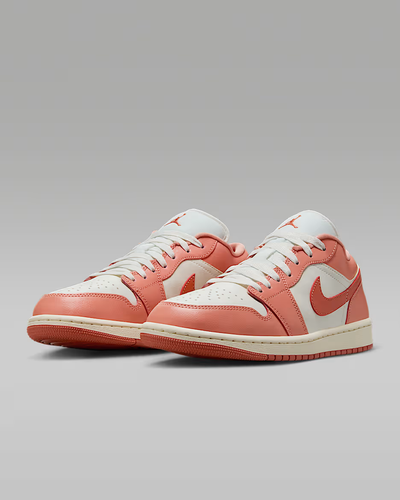 Nike WMNS Air Jordan 1 Low "Sail/Light Madderroot/Pale Ivory" DC0774-180