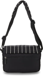 Chanel, Black Quilted Nylon Sportline Messenger Bag, Black