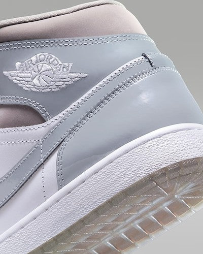 Nike Air Jordan 1 Mid SE "White/Medium Gray/Cool Gray" HF3216-100 [US 7-13]