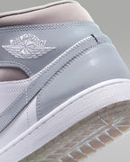 Nike Air Jordan 1 Mid SE "White/Medium Gray/Cool Gray" HF3216-100 [US 7-13]