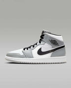 Nike Air Jordan 1 Mid "Light Smoke Grey/White/Black" 554724-092 [US 7-14]