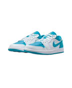 Nike Air Jordan 1 Low "Aquatone" 553558-174 Men's Shoes Sneakers Athletic