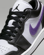 Nike WMNS Air Jordan 1 LOW SE "White/Black/Grape Ice" HJ5910-105 Sneakers