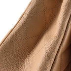 Chanel, Classic Single Flap Bag Quilted Caviar Jumbo, Neutral