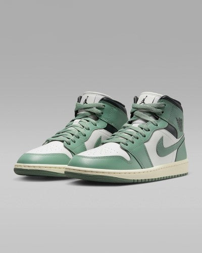 Nike WMNS Air Jordan 1 Mid "Jade Smoke" BQ6472-130 Women Sneakers [US5.5-12]
