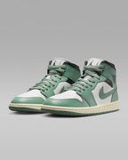 Nike WMNS Air Jordan 1 Mid "Jade Smoke" BQ6472-130 Women Sneakers [US5.5-12]