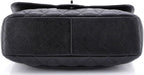 Chanel, Classic Single Flap Bag Quilted Caviar Jumbo, Black