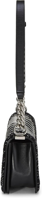 Chanel, Black Quilted Calfskin Jacket Boy Bag Medium, Black